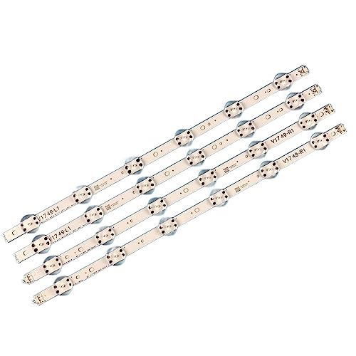 ZockZ 4 pcs/Set New CONDUCTED Strip 49 "V17 ART3 2862 Rev0.2 6916L-2862A 6916L-2863A V17 49 L1 R1 JB3B1591A02499 (Color : 1 Set)