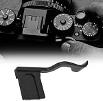 Hot Shoe Thumb Grip Aluminum Alloy Compatible with Fujifilm Compatible with Fuji XT-1 XT-2 XT-3 X-T30 XT20 XT10 XT30 II, Black