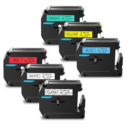 ���x���e�[�v M K231 MK231 M231 ���n�ɍ� 12mm 1PK 6PK PT 100 PT 65 �ƌ݊�������(6 Colors)