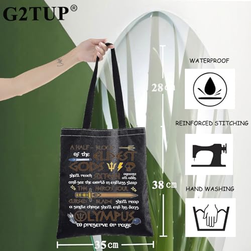 Bolso tote inspirado en Heroes of Olympus, con diseño Riptide Sword miniatura 2