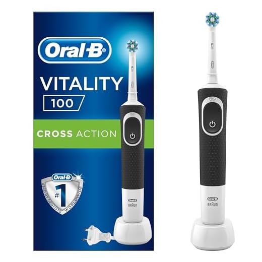 Oral-B - Vitality 100 CrossAction Elektrisk Tandborste, Svart - 1 Bit