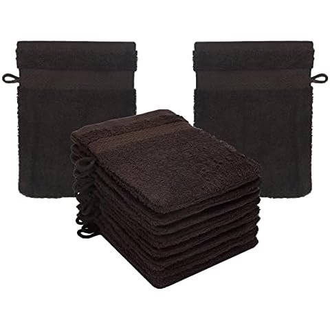 Betz Lot de 10 Gants de Toilette en Coton Cover