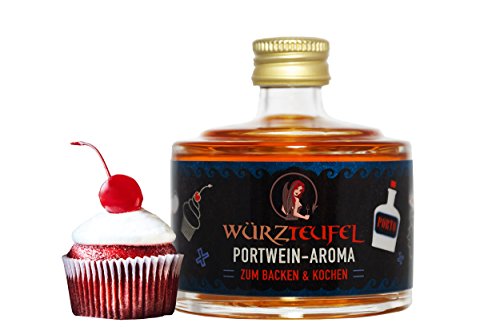 Portwein – Aroma, hochwertiges, hitzestabiles PORTWEIN – AROMA zum Backen & Kochen. Fläschchen 40 ml.