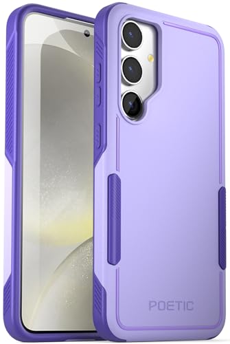 Coque Galaxy S24 Plus Poetic violette antichoc double couche 6,7 pouces
