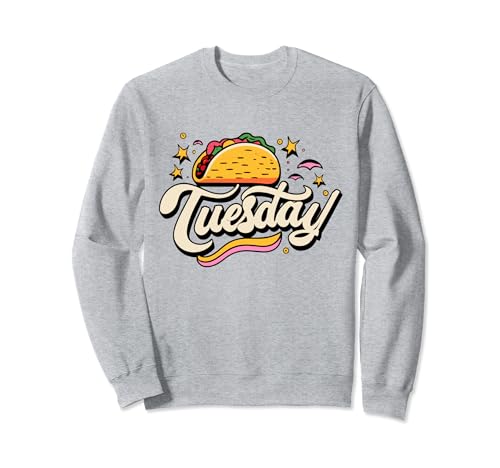 El martes de tacos, amante de los tacos, la comida mexicana, lindo y genial, foodie Love Sudadera