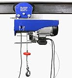 ✅ SCHNELL & EFFIZIENT – Hebegeschwindigkeit (Einzelhaken/Doppelhaken): 8 m/min / 4 m/min