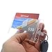 Specialist ID Rigid Fuel Card Holder with Key Ring - Clear Hard Plastic Card Protector Keychain for Fleet, Gas Cards, Company Cars and More - Key Card Holders for Work, Student, or Nurse