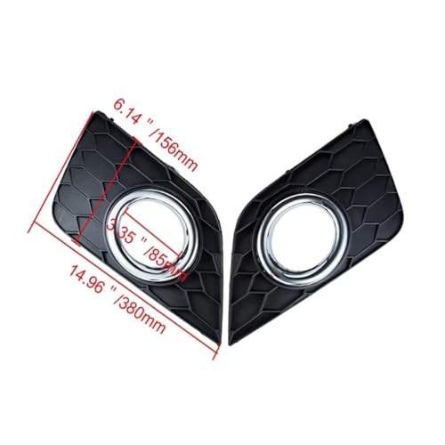 Grilles phares antibrouillard Sentra 2016 cache phare avant auto - 3