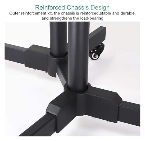 Soporte móvil para TV con ruedas y altura ajustable miniatura 7