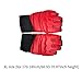 MMA Gloves Sparring Martial Arts Bag Gloves Open Palms Portable Kickboxing Gloves Fight Training Mitts for Sparring Taekwondo, Red XL