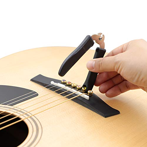 Rayzm Broches de pont de guitare, ensemble de broches d’extrémité de guitare en laiton, 6 cordes de guitare à tête de… - Les Beatles, Paul McCartney, John Lennon, RIngo Starr, George Harrison Rayzm Broches de pont de guitare, ensemble de broches d'extrémité de guitare en laiton, 6 cordes de guitare à tête de… – Image 8