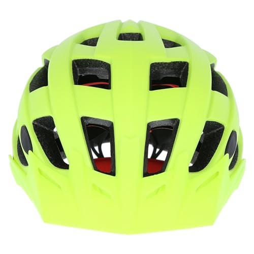Image of Trespass Adult Bike Helmet Lightweight Cycling Helmet, All Round Ventilation, Removable Visor, Hi Vis Style Black Red Green Orange Yellow Zprokit