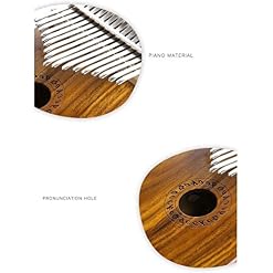 WYKDL Kalimba Thumb Piano 17 Touches Grande Débutant Instruments de musique avec le Guide et instruments CarryBag et… - Les Beatles, Paul McCartney, John Lennon, RIngo Starr, George Harrison WYKDL Kalimba Thumb Piano 17 Touches Grande Débutant Instruments de musique avec le Guide et instruments CarryBag et… – Image 6