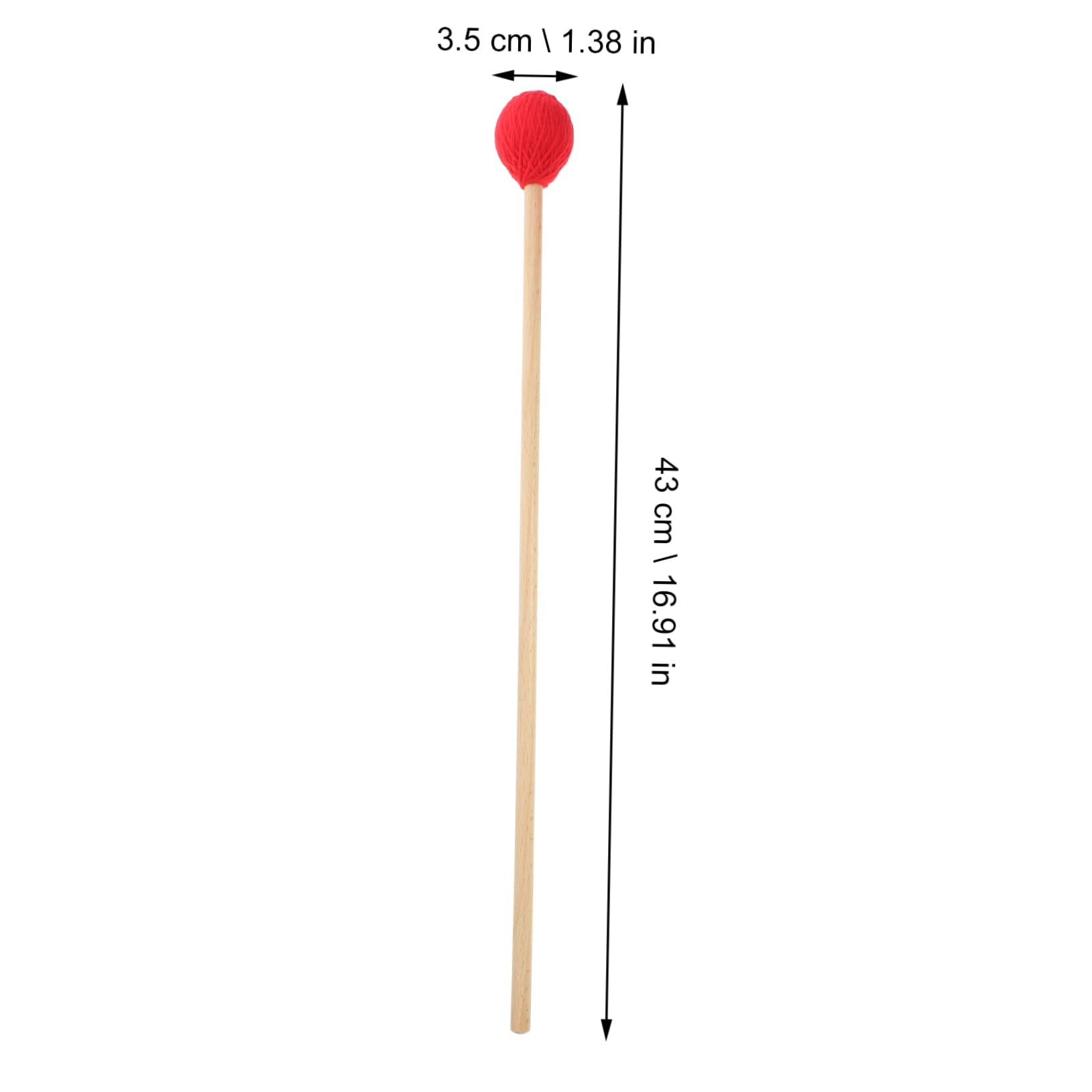 Accesorios Cómodo para de Lana de de Percusión en Instrumentos Cabeza Mazos Mango de Madera y Diseño Marimba para Uso Casa y Conciertos