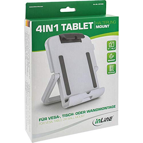 InLine 23153A - Supporto per tablet 4 in 1, per