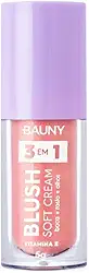 Bauny - Blush Líquido Soft Cream 3 Em 1 Magic 5g