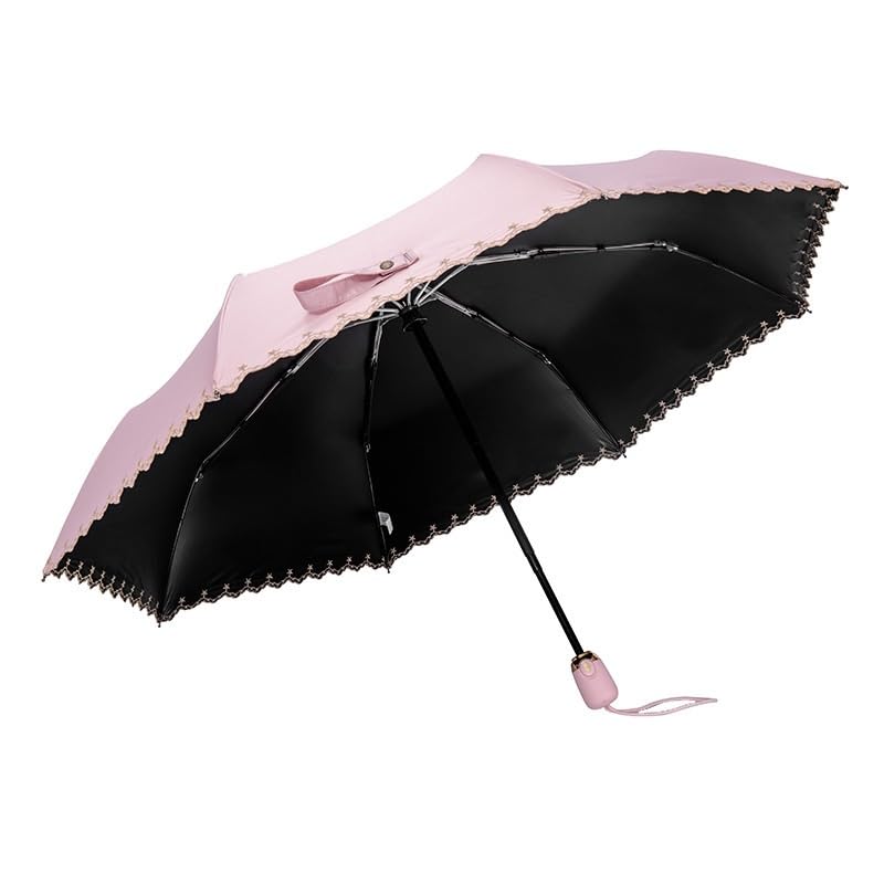 RENEESME Umbrellas for Rain Automatic Folding Umbrella, Rain Or Shine Umbrella, Sun Umbrella Strong Umbrella for Wind and Rain(Color:B)