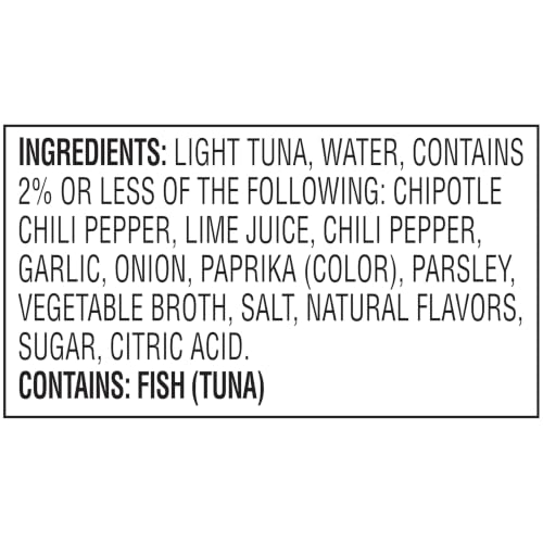 Image of StarKist Tuna Creations Chipotle Lime Pouch (2.6 oz - 1 Pack) Wild Caught, Shelf Stable Seafood, 16g of Lean Protein, Soy & Gluten Free, No Draining, Ready-to-Eat Tuna for Salads, Sandwiches & Ramen