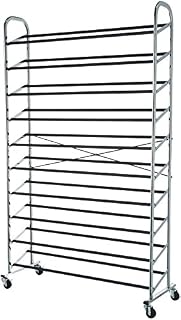 AmazonBasics 50-Pair Shoe Rack Organzier