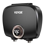VEVOR Tankless Water Heater Electric, 7kw On Demand Instant Under Sink Water Boiler, Digital Temperature Display & Easy Installation & 24-Hour Water Supply, For Kitchen Bathroom Faucet