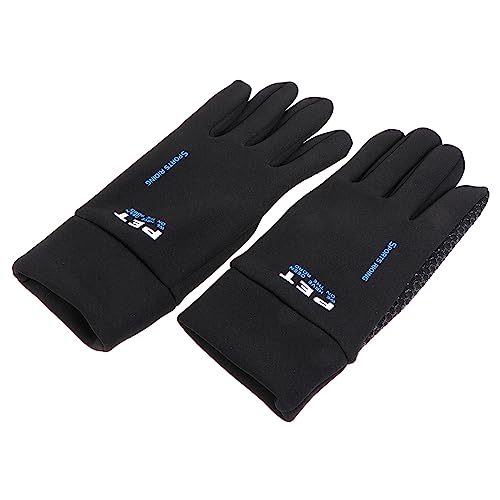 GOOHOCHY Upgrade Windproof Gloves Waterproof Gloves Anti-Collision for Cycling Motorcycling