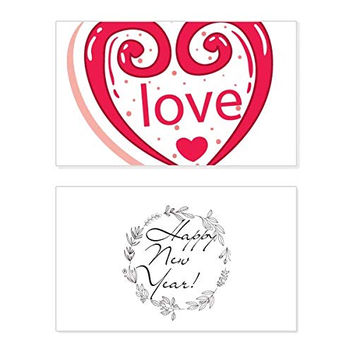 Tarjeta de San Valentín con corazón rosa ideal para parejas que celebran su aniversario de novios