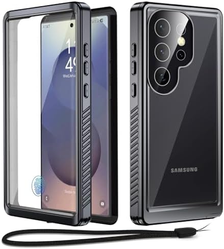 Beeasy für Samsung Galaxy S25 Ultra Hülle Wasserdicht, IP68 Wasserfest Outdoor Handyhülle 360 Grad Schutzhülle, S25 Ultra Panzerhülle Stoßfest Staubdicht Full Case mit Displayschut