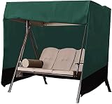 Patio Swing Cover Waterproof 3 Seat Swing Covers Outdoor Porch Swing Cover Hammock Glider Cover 420D