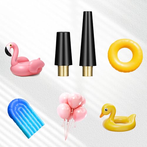 16 Pcs Universal Air Pump Adapter Kit, Bike Pump Valve Adaptors, Ball Pump Needles, Inflatable Nozzles for Inflatable Pool Toys, Bike Tires, Air Compressor, Air Mattress, Basketball - Thumbnail 6