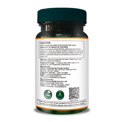 Pure Nutriton Giloy Guduchi Extract 700Mg Capsule. (Equivalent To 5200Mg Giloy Powder). Non Gmo | Once Daily | 60 Days Supply. #TOP1