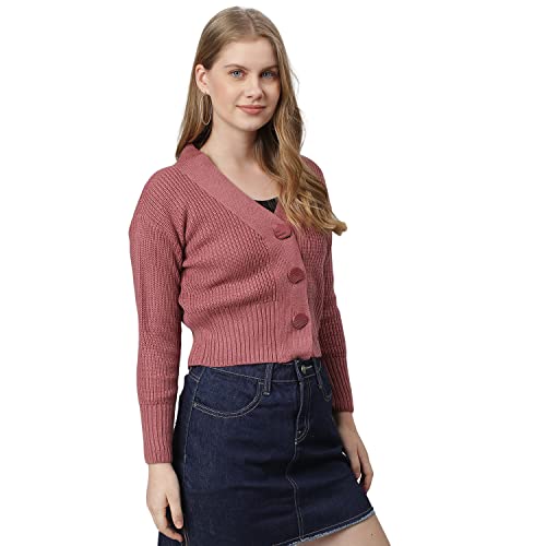 Image of Campus Sutra Cotton Women High Neck Sweatshirt