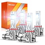 SEALIGHT 9005 9006 LED Bulb, 88000LM 6500K Output Canbus Ready, Powersports IP68 60000Hrs Lifespan, 1：1 Size 3Mins Installation, 4 Pack