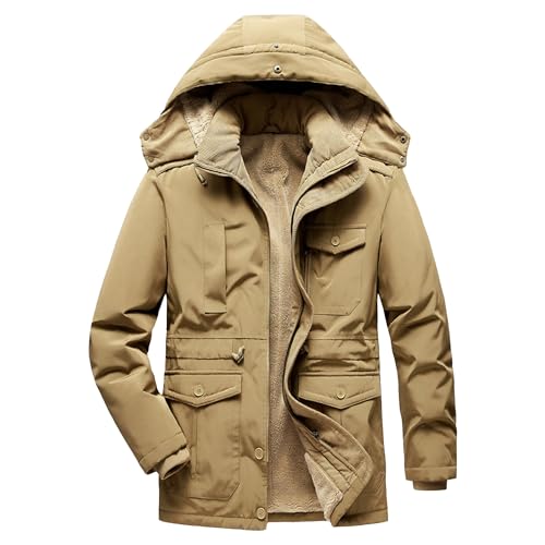 Veste cargo en coton et laine pour des matins d'hiver au chaud