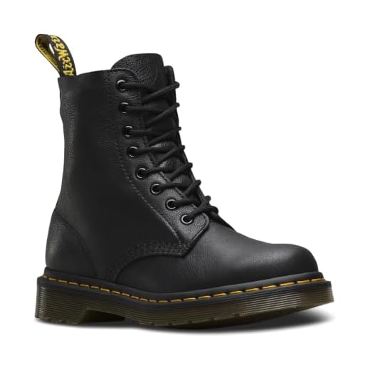 Dr. Martens, Women’s 1460 Pascal 8-Eye Leather Boot, Black, 8 US Women