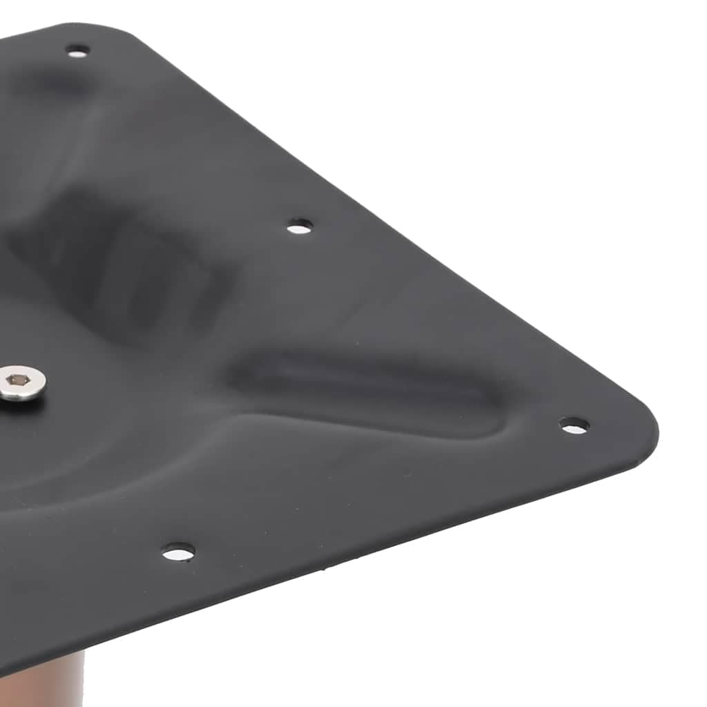 Gamba da tavolo Bistro in acciaio inox ottone, 70 x 40 x 72 cm