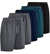 Gary Com Men's Athletic Running Shorts Quick Dry Workout Activewear Shorts with Deep Pockets and ...