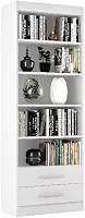 Estante Livreiro Multiuso Organizador com 2 Gavetas (BRANCO)