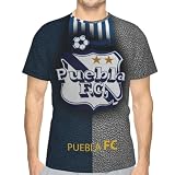 DASHUNDAFA Men's T Shirt Club-Puebla-Fc Short Sleeve T-Shirt 3X-Large