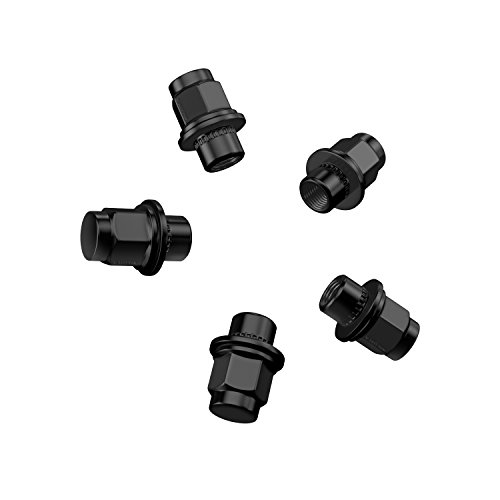 Stancemagic - 24Pcs Black 12X1.5 Mag Style Lug Nuts - 1.5" Length - 21Mm Or 13/16" Hex - Compatible With 6Lug Lexus Toyota Mitsubishi Vehicles Trucks Suvs #TOP5