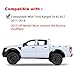 PIT66 Fender Flares, Compatible With 2011-2018 Ford Ranger T6 (2015-2018 Model Must Remove Factory Mudflaps) Paintable Smooth Matte Pocket Riveted Style Wheel Flares, 4PCS