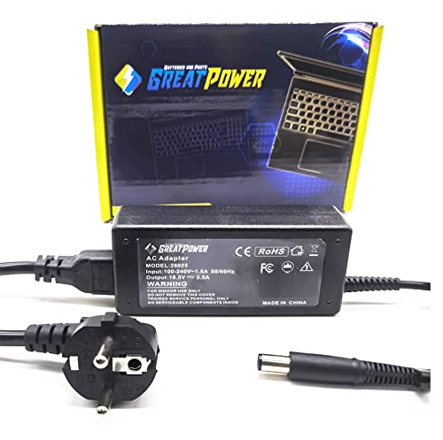 Alimentatore Caricabatteria Hp Cq62 Cq71 Con 18,5V 3,5 Ampere 65W 5 * 7,4Mm