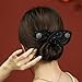 Hair Bun Maker, French Bun, 15.13 Inches Styling Tool, Elastic Hairstyling Accessory for Beginners Beauty Lovers Daily Updo Wearers Busy Professionals Fashion Enthusiasts, Black/brown
