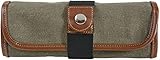 Speedball Art Products 353360 Canvas Pencil Roll Up, Olive W/Brown Trim, Holds 26 Pencils