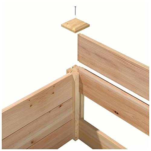 Insassy 4 Ft X 4 Ft Cedar Wood Raised Garden Bed With Trellis - Made In Usa #TOP2
