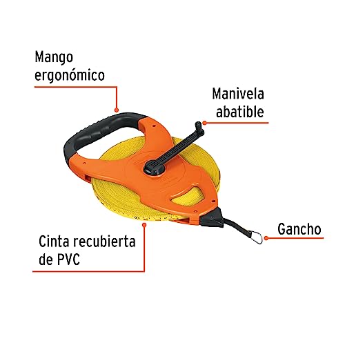 Cinta Métrica de Fibra de Vidrio 100 m miniatura 3