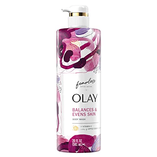 Olay Fearless Artist Series Skin Balancing Body Wash With Vitamin C And Notes Of Apple Cider Vinegar 20 Oz (Pack Of 4) #TOP1