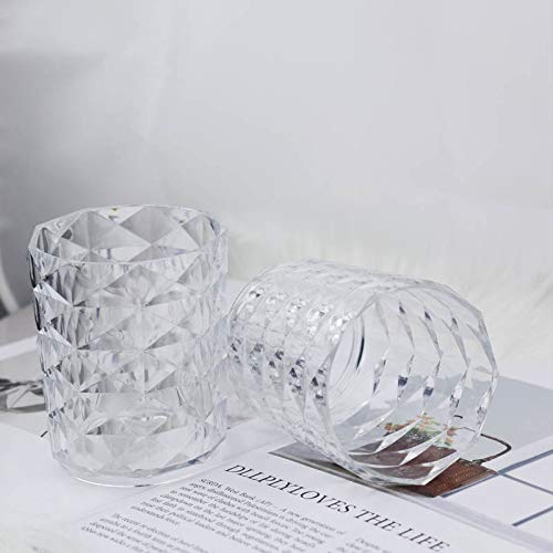 Organizador de Maquillaje acrílico para Guardar brochas de Maquillaje, lápices de Cejas, cosméticos, Tubos para brochas, Soporte para bolígrafos, Vitrina para Productos de Cuidado de la Piel.