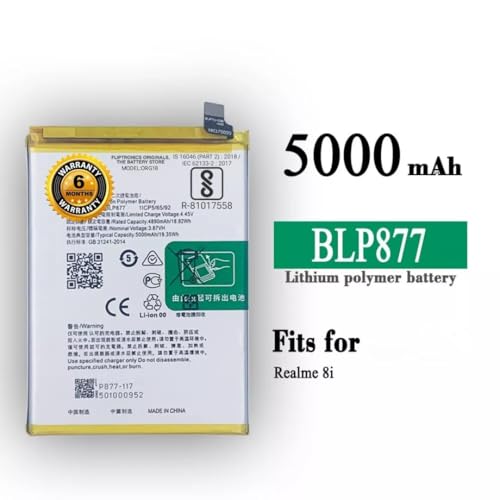 Image of Original BLP877 Battery for Realme 8 /8i Battery with 6 Month Warranty** (SEP0105)