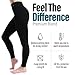 CompressionZ Compression Leggings for Women High Waisted Performance Tummy Control Gym, Pilates, Travel, Yoga, Workout Pants Black