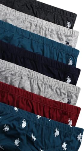 U.S. Polo Assn. Mens Brief - 7 Pack Tag Free No-Fly with Contour Pouch Low Rise Underwear Briefs for Men (Sizes: S-XL)3